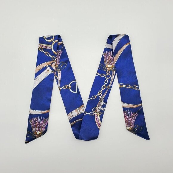 Skinny Scarf | Hand Bag, Neck Scarf (2 pieces) - Color Set #17 / Brand NEW - Picture 8 of 11